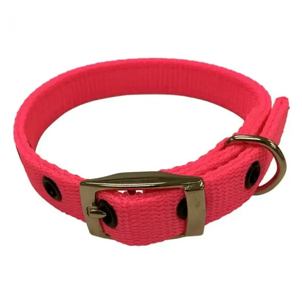 Taurus 19mm Pink Nylon Dog Collar