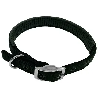 Taurus 25mm Black Nylon Dog Collar